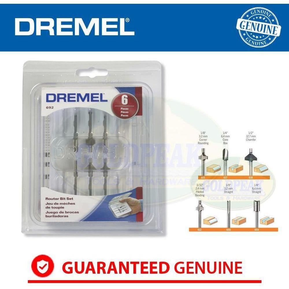 Dremel 692 Router Bit Set - Goldpeak Tools PH Dremel Dremel 692 Router Bit Set - Goldpeak Tools PH Dremel